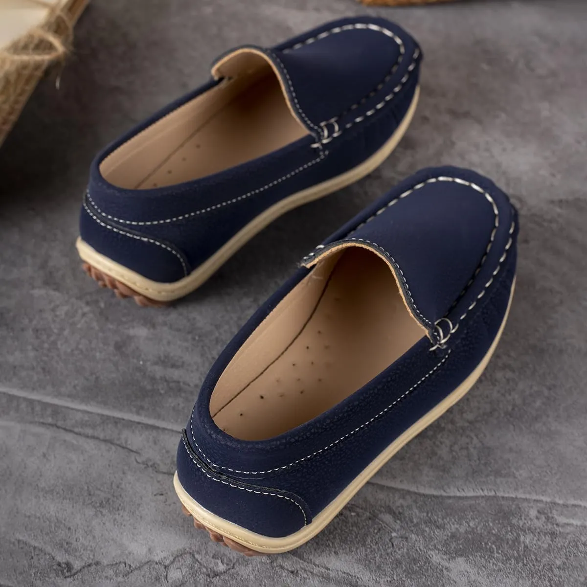 Boys Girls Penny Loafer Casual Slip On Flats Boat Boys Dress Shoes