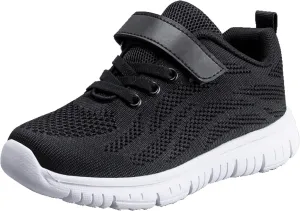 Boys Girls Sneakers Mesh Breathable Casual Lightweight Fashion Tennis Running Sport Primary School Students Athletic Kid Shoes White 11.5 US