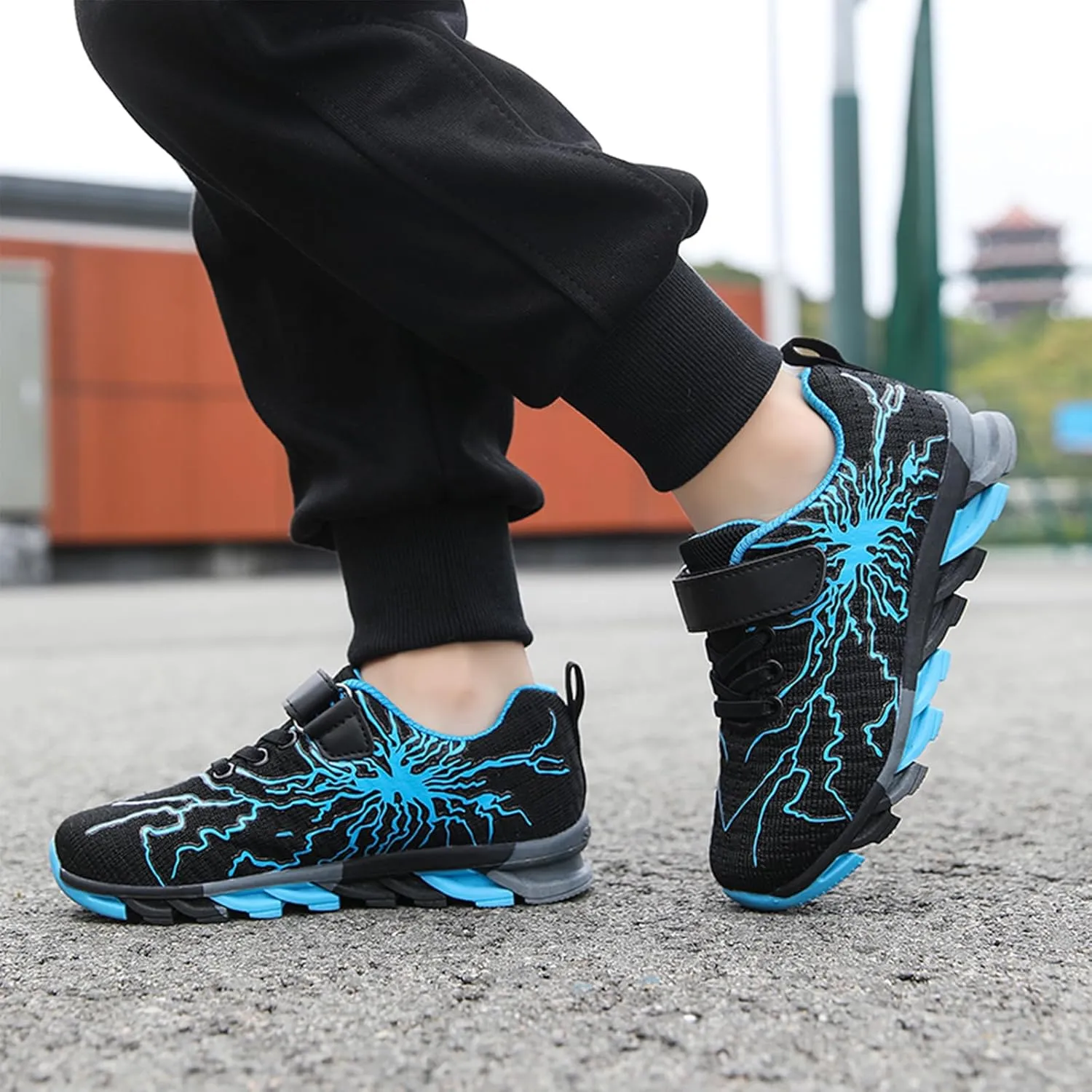 Boys Girls Sneakers Mesh Breathable Fashion Primary School Students Athletic Casual Rubber Sole Kids Running Shoes