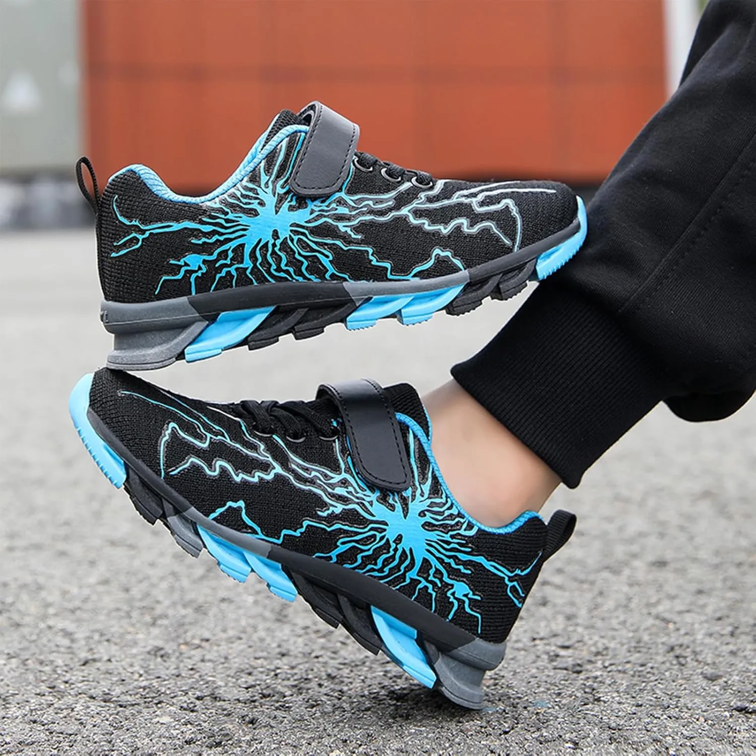 Boys Girls Sneakers Mesh Breathable Fashion Primary School Students Athletic Casual Rubber Sole Kids Running Shoes