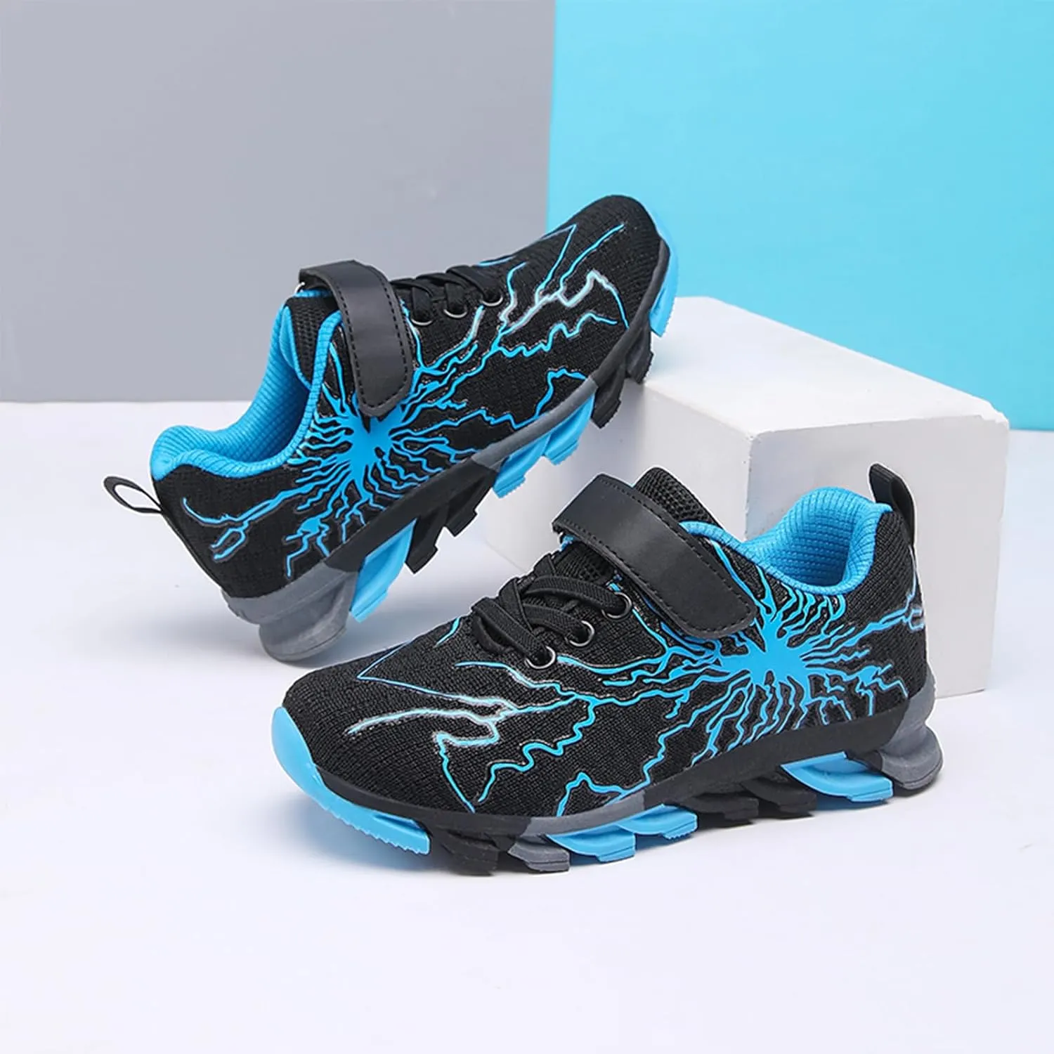 Boys Girls Sneakers Mesh Breathable Fashion Primary School Students Athletic Casual Rubber Sole Kids Running Shoes