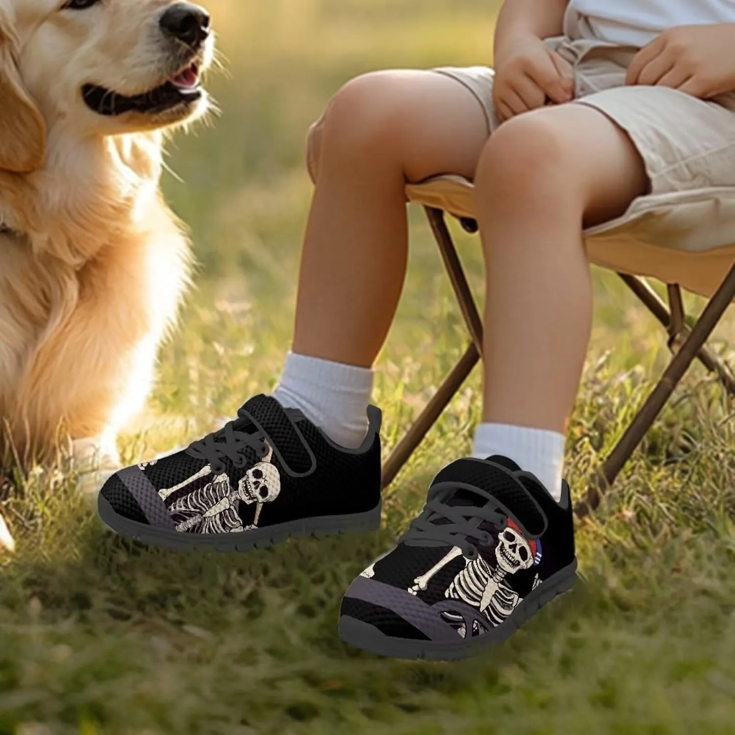 Boys Tennis Shoes Beathable Mesh Gym Athletic Shoes for Daily Wear