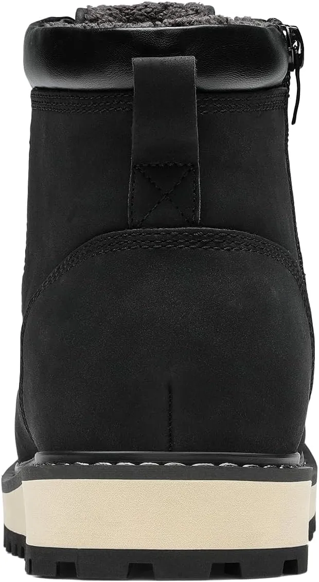 Bruno Marc Men's Moc Toe Boot Fashion Comfort Casual Wedge Boots