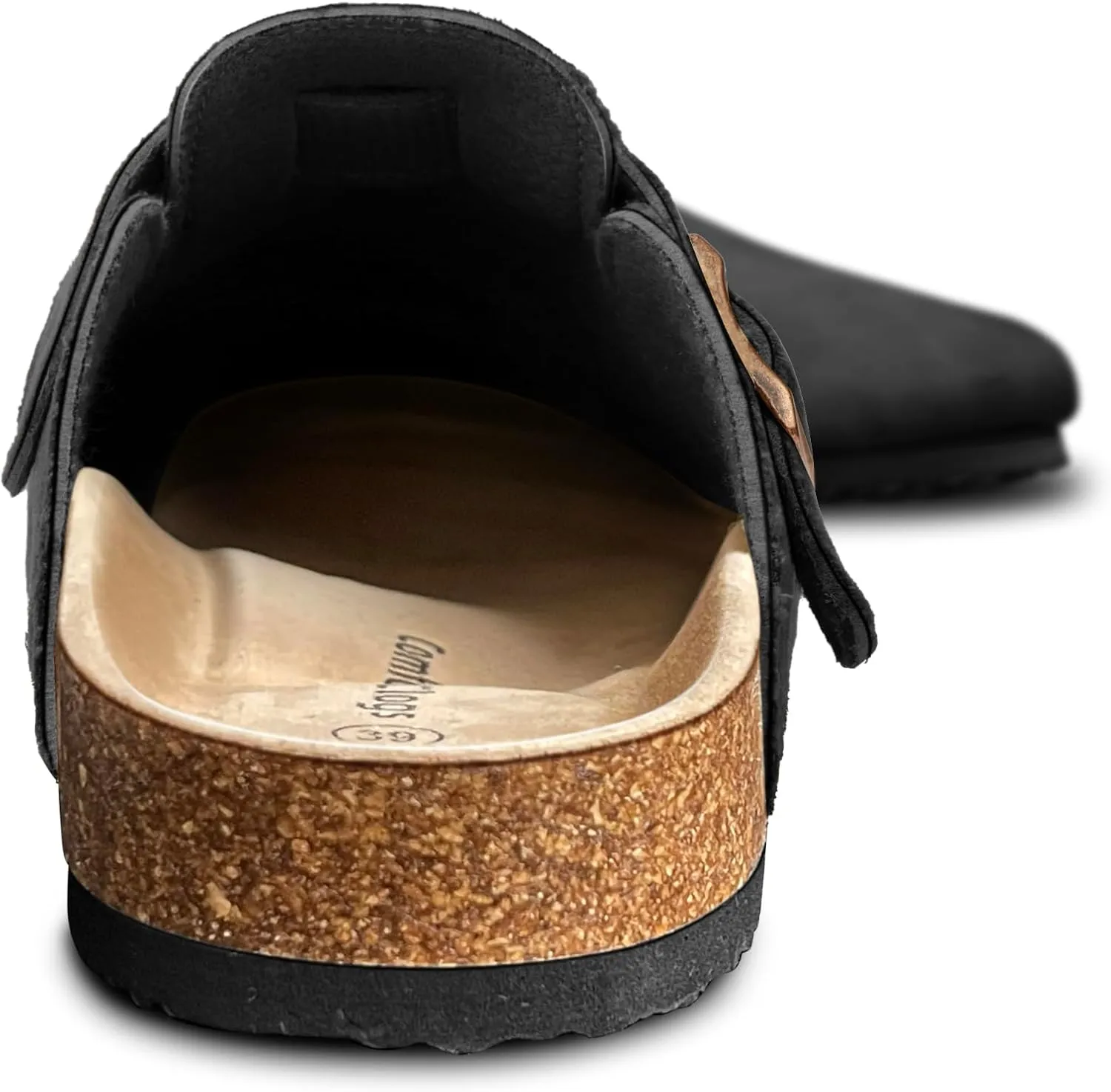 BULLIANT Women Clogs-Comfortable Mules Slippers Sandals Nurse Shoes Unisex for Men-Cushioned Footed Flannel-Lined Upper