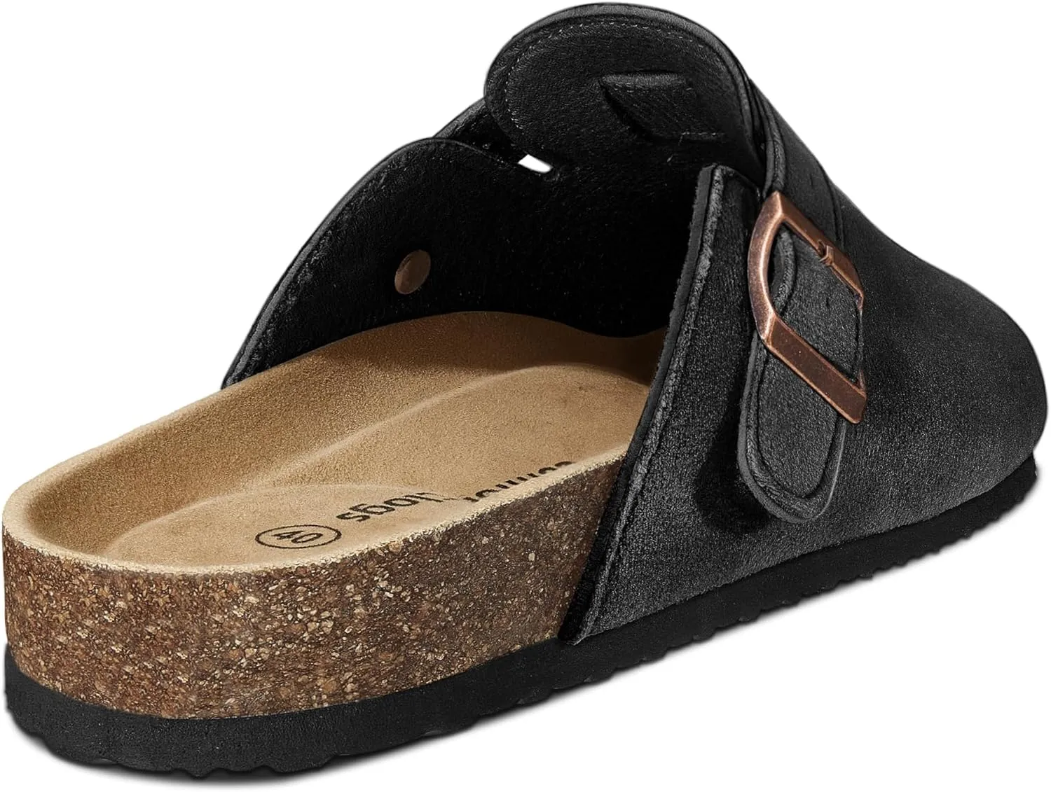 BULLIANT Women Clogs-Comfortable Mules Slippers Sandals Nurse Shoes Unisex for Men-Cushioned Footed Flannel-Lined Upper