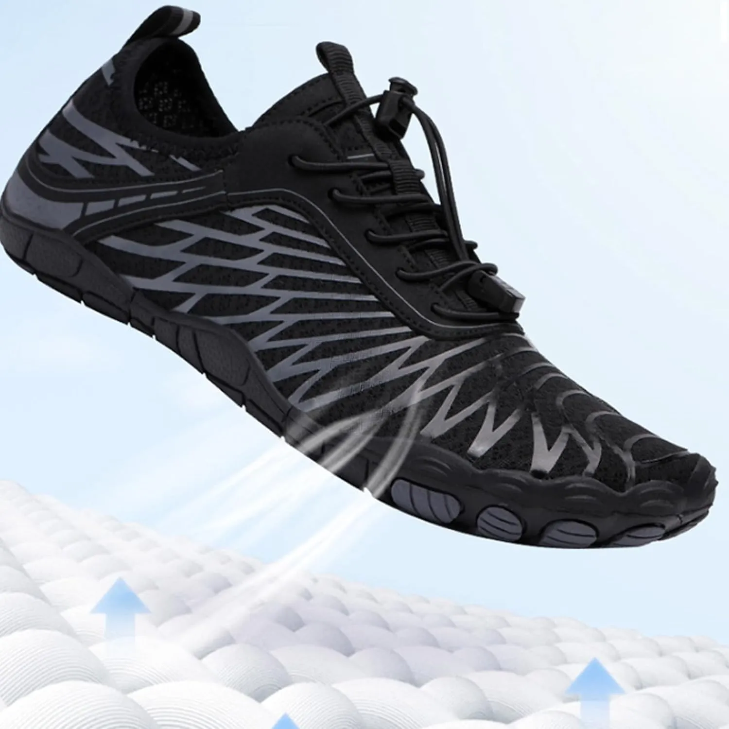 Canbebig Barefoot Shoes Women & Men Non-Slip Athletic Footwear Wide Toe Box Healthy Barefoot Shoes Breathable Running Shoe Unisex Outdoor Hiking Footwear