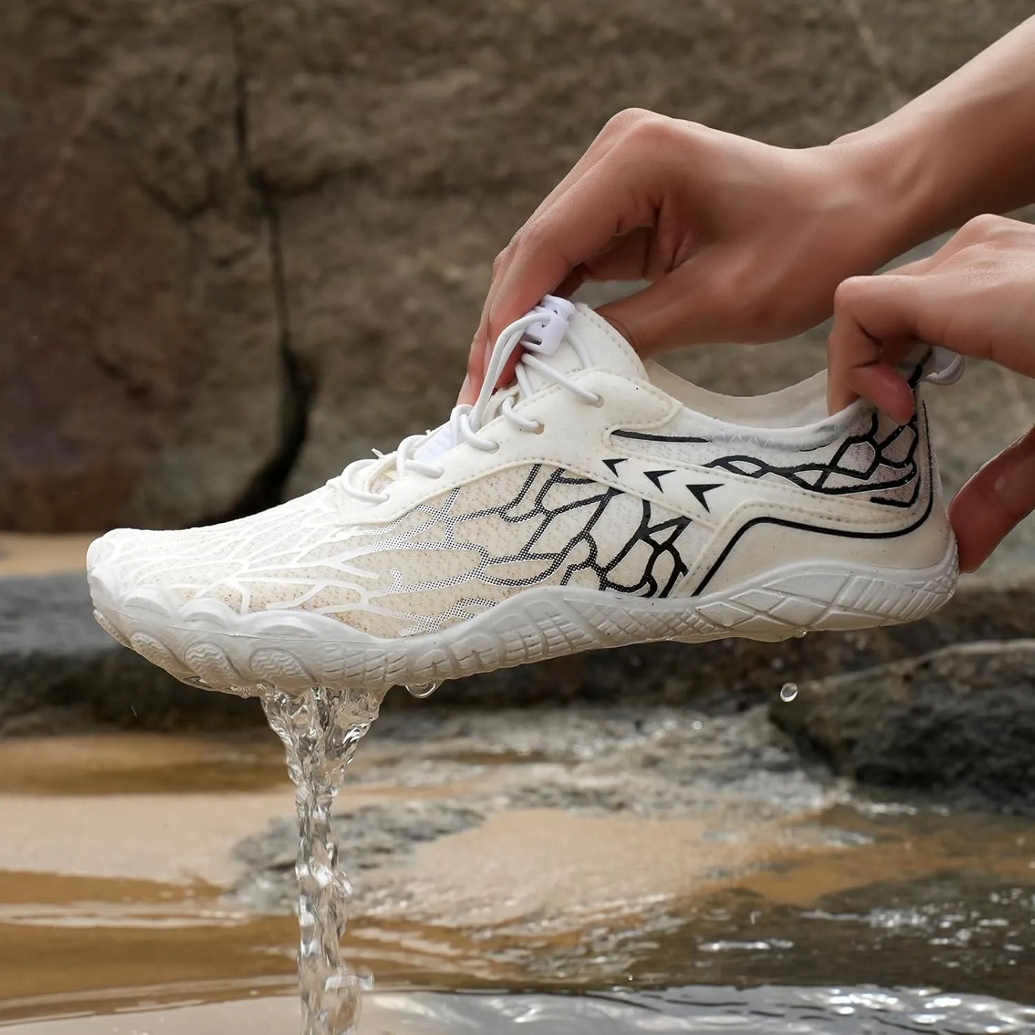 Canbebig Barefoot Shoes Women & Men Non-Slip Athletic Footwear Wide Toe Box Healthy Barefoot Shoes Breathable Running Shoe Unisex Outdoor Hiking Footwear