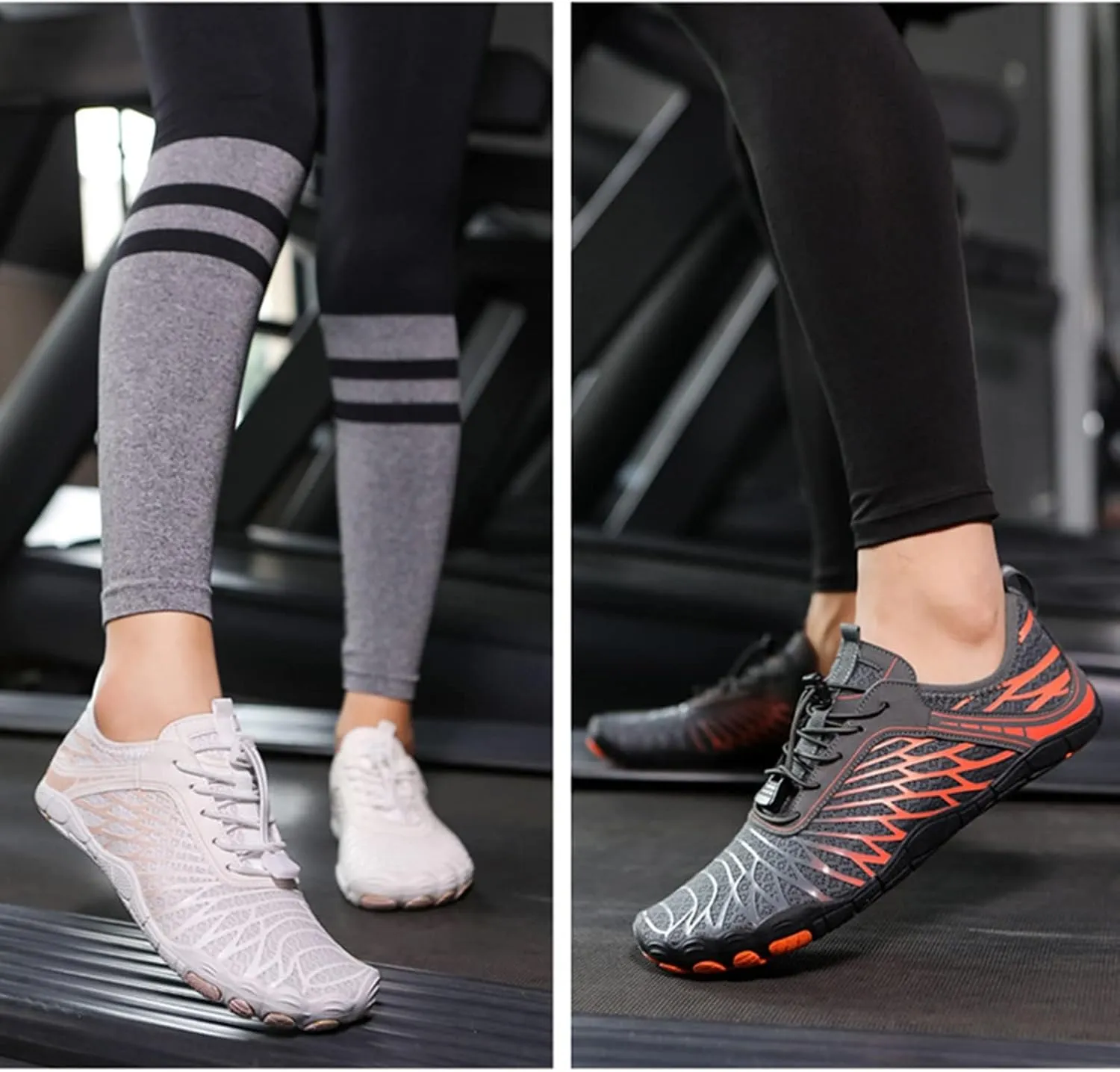 Canbebig Barefoot Shoes Women & Men Non-Slip Athletic Footwear Wide Toe Box Healthy Barefoot Shoes Breathable Running Shoe Unisex Outdoor Hiking Footwear