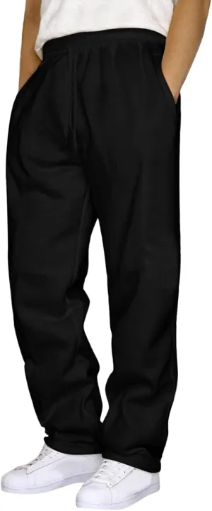 Cargo Work Trousers Men Linen Casual Combat Pants Gym Sweatpant Pockets Joggers Bottoms Trousers