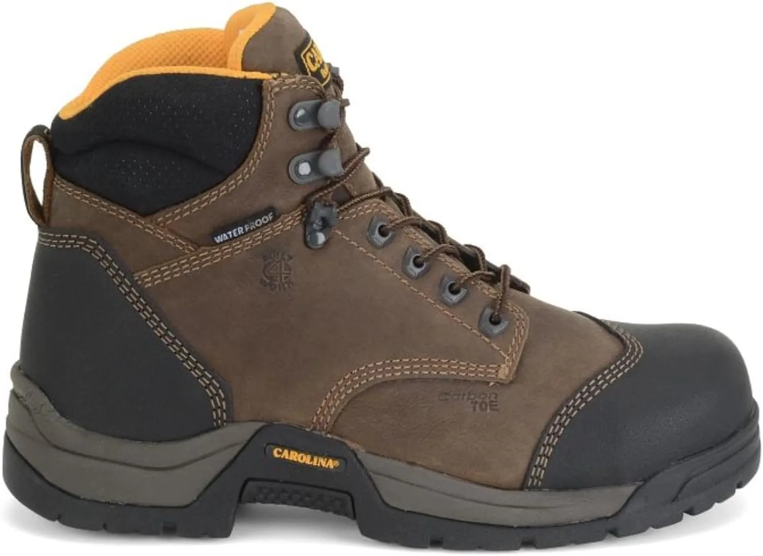 Carolina Bruno Lo Carbon Comp Toe Waterproof Work Boot for Men – Durable Leather, Slip-Resistant, Safety Toe
