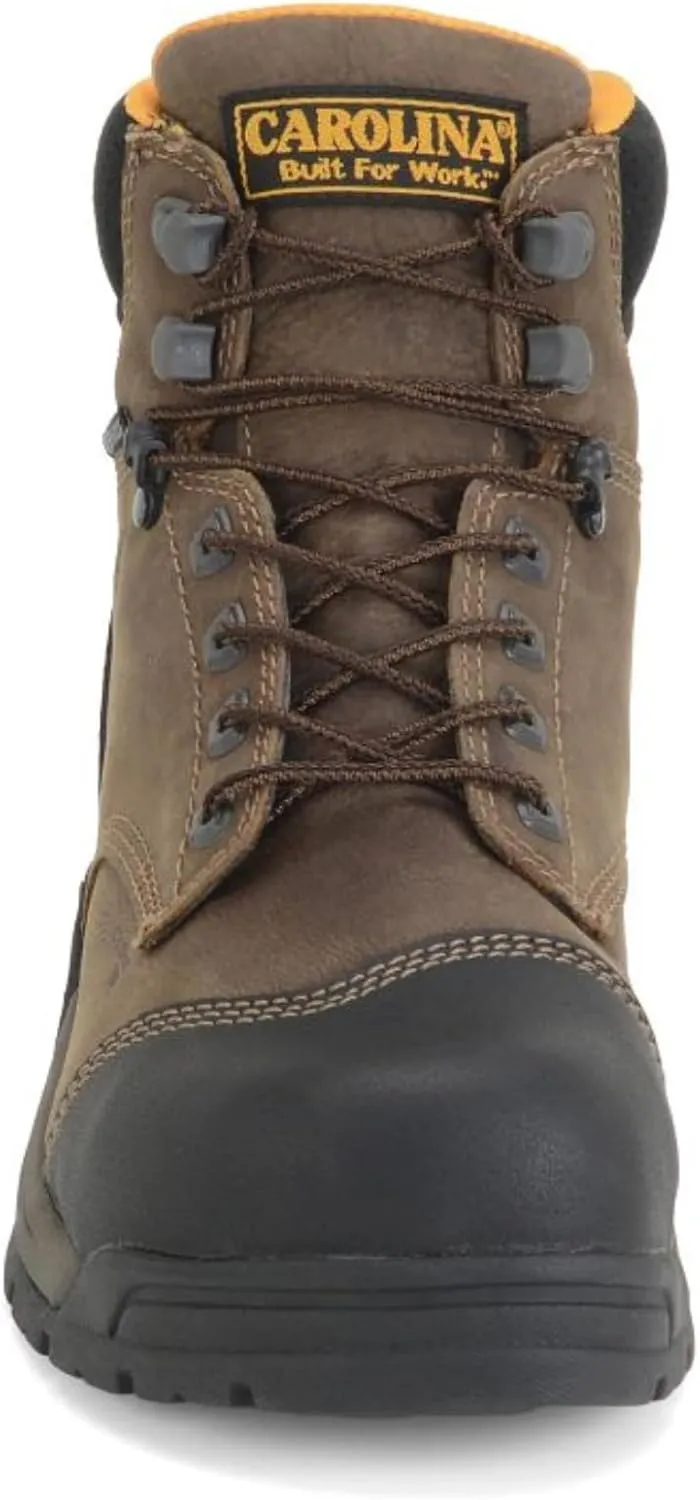 Carolina Bruno Lo Carbon Comp Toe Waterproof Work Boot for Men – Durable Leather, Slip-Resistant, Safety Toe