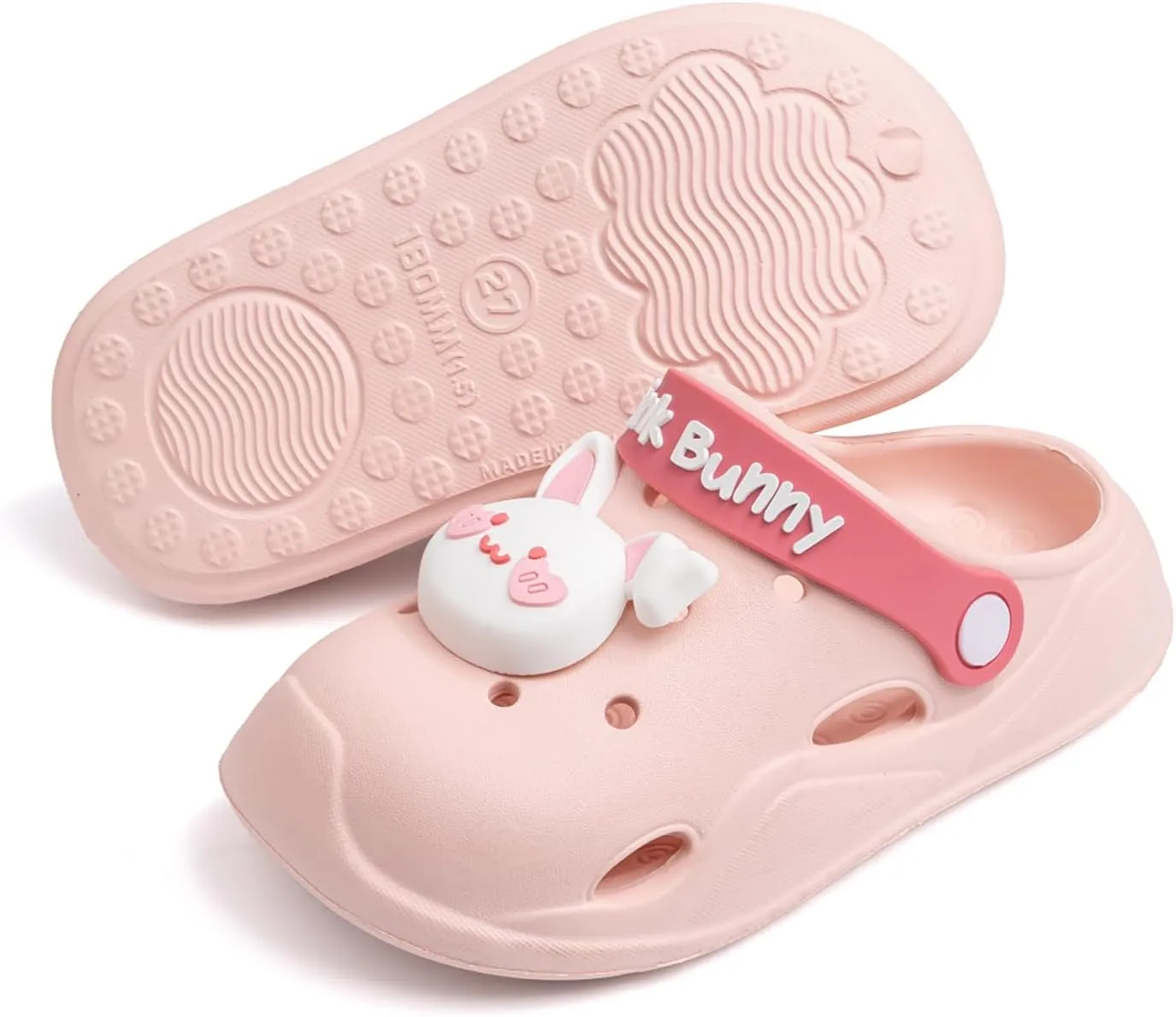 CENCIRILY Kids Girls Clogs Garden Shoes Baby Toddler Slides Cartoon Sandals Beach Pool Slipper