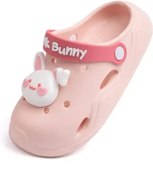 CENCIRILY Kids Girls Clogs Garden Shoes Baby Toddler Slides Cartoon Sandals Beach Pool Slipper