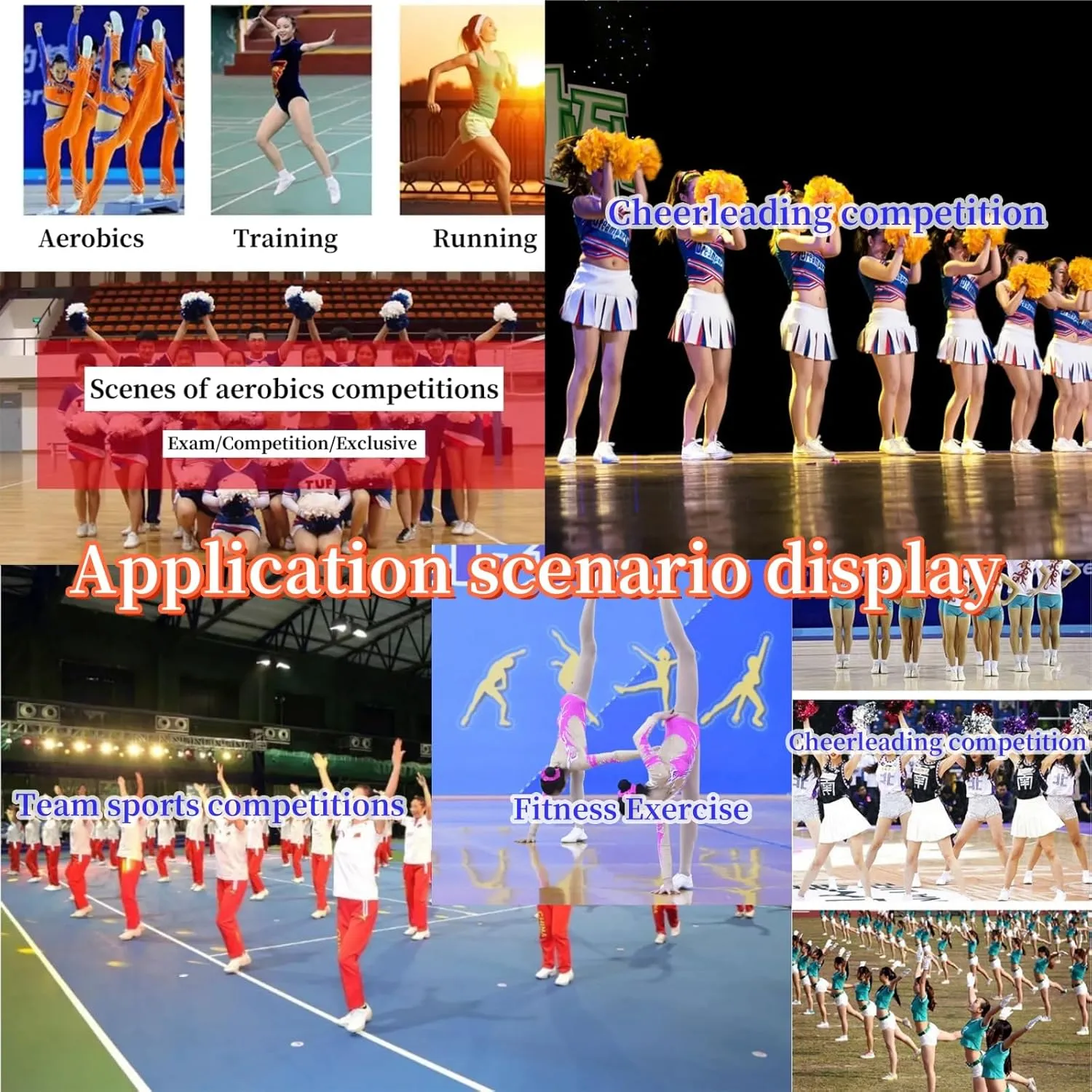 Cheer Shoes Girls Dance Sneakers Women Tennis Training Competition Tumbling Athletic Youth Hip Hop