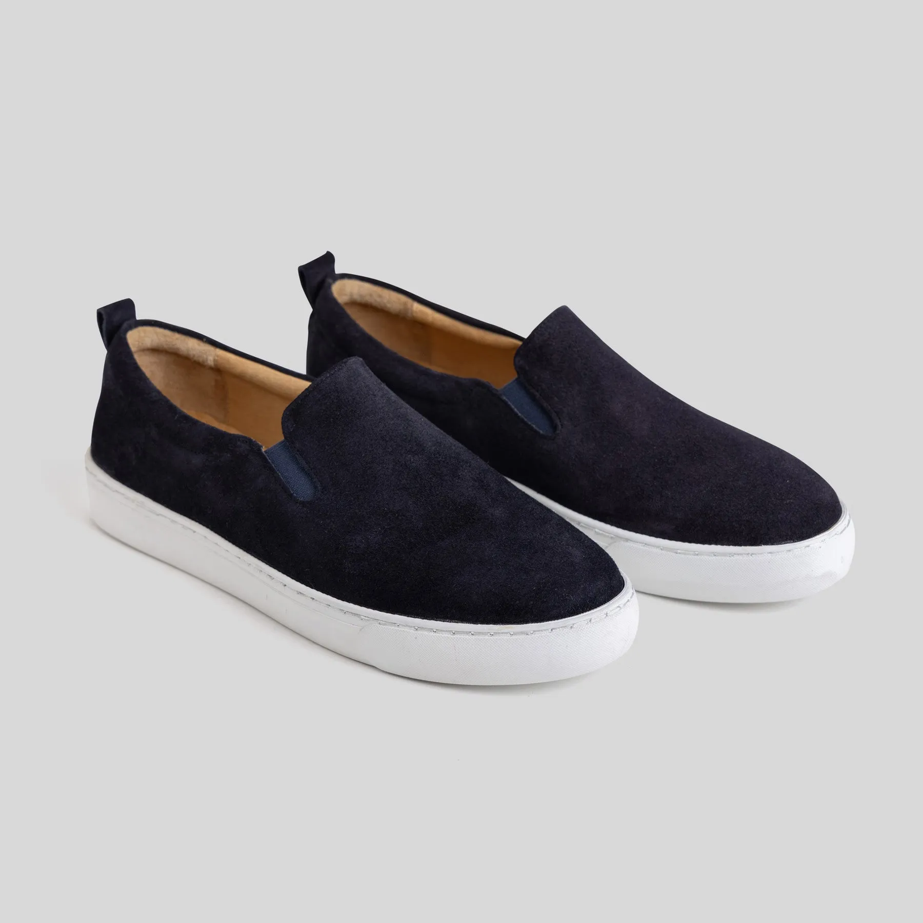 Chios Navy Suede Espadrilles