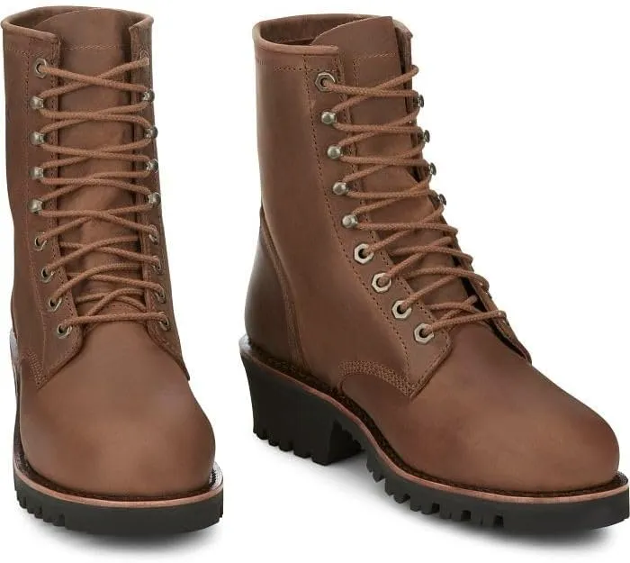 Chippewa Mens Classic 2.0 8 Inch Electrical Steel Toe Lace Up Work Safety Shoes Casual