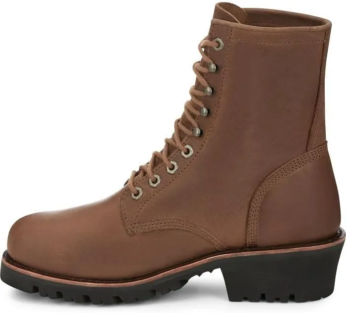 Chippewa Mens Classic 2.0 8 Inch Electrical Steel Toe Lace Up Work Safety Shoes Casual