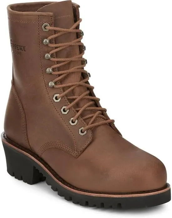 Chippewa Mens Classic 2.0 8 Inch Electrical Steel Toe Lace Up Work Safety Shoes Casual