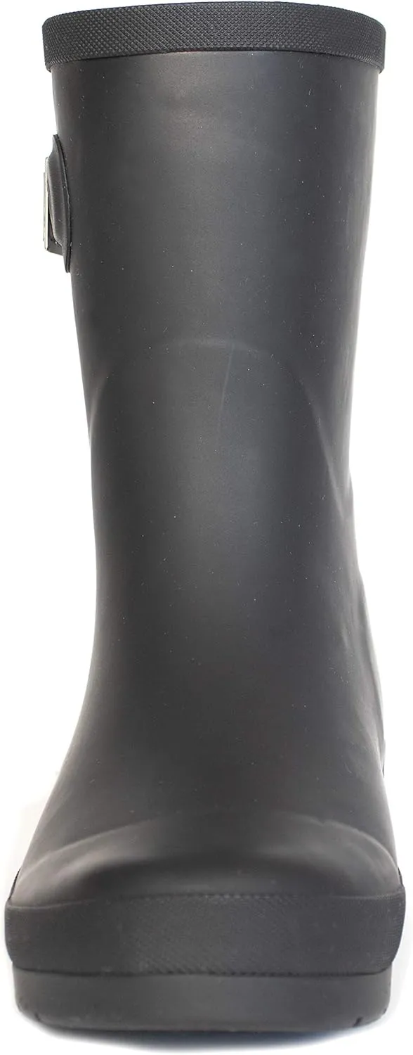 Chooka Women's Waterproof Solid Mid-Height Rain Boot