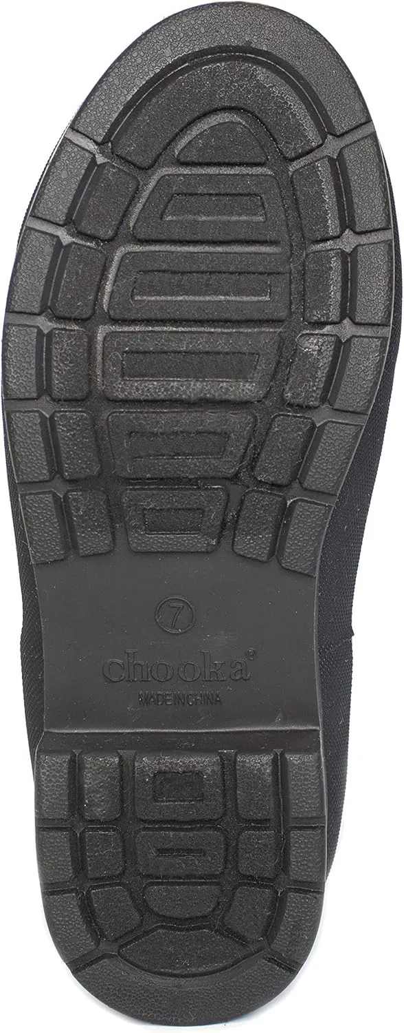 Chooka Women's Waterproof Solid Mid-Height Rain Boot