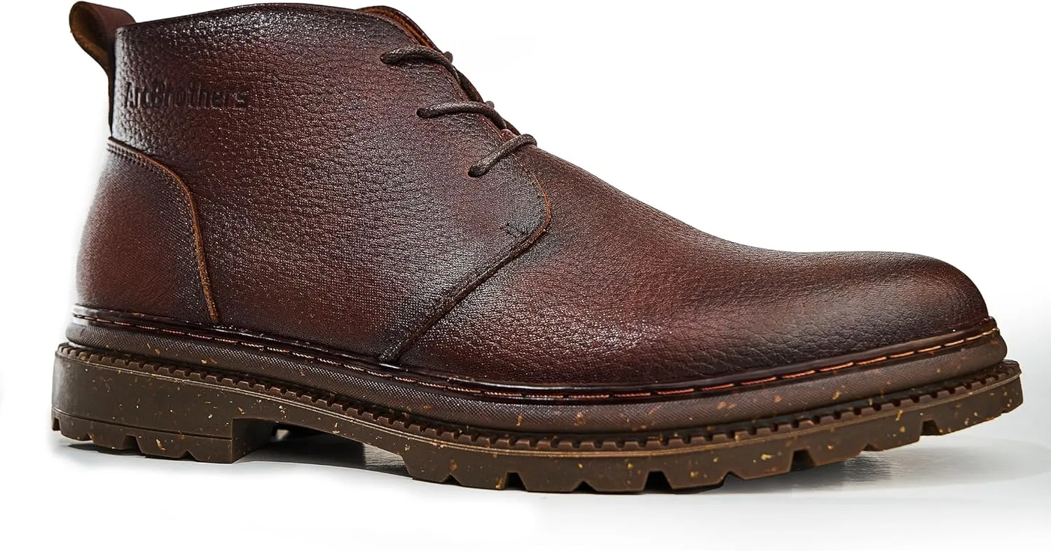 Chukka Boots Boots for Men Casual Boots Motorcycle Combat Ankle Boots Black Boots