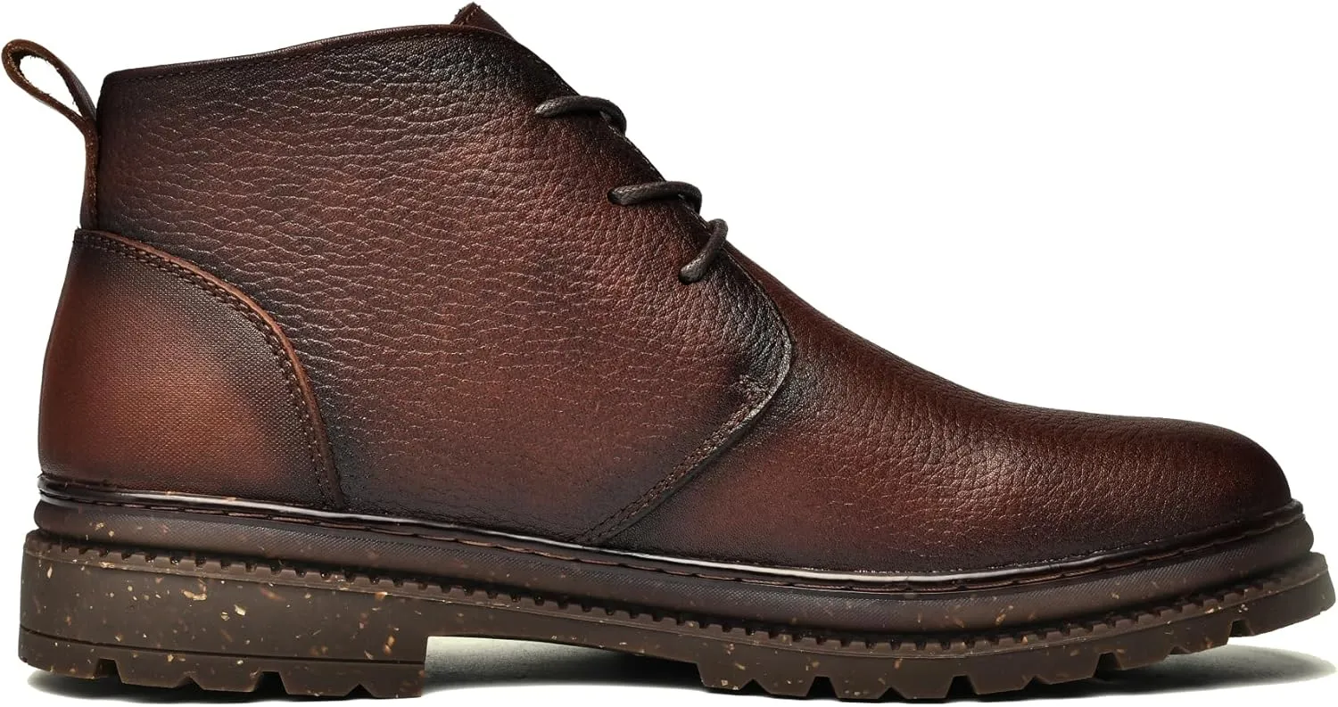 Chukka Boots Boots for Men Casual Boots Motorcycle Combat Ankle Boots Black Boots