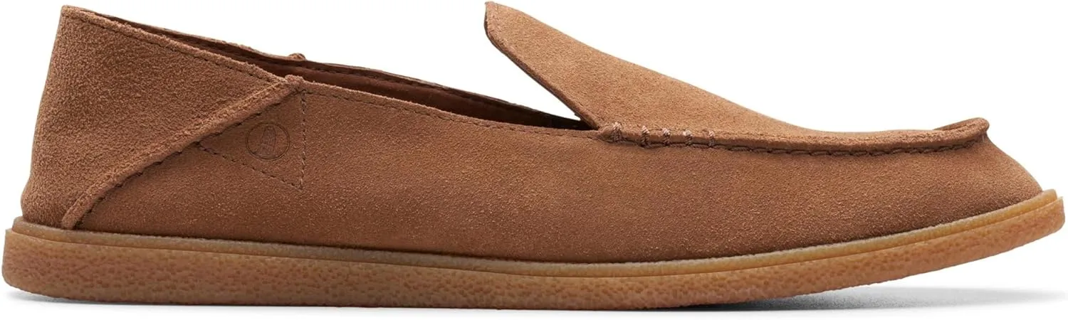 Clarks Originals Men's Clarkbay Step Suede Loafers, Brown