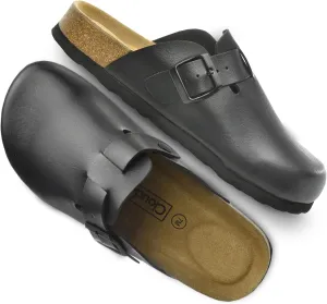 CLOUDAIR Farah Women's Clogs with Arch Support and Cork Footbed, Closed Toe Mules, House Slippers, Slip-On Design