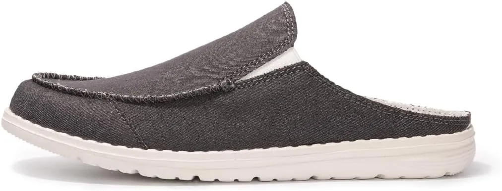 Colgo Womens Mules Shoes, Comfortable Slip on Canvas Shoes for Women