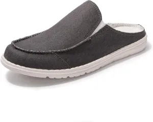 Colgo Womens Mules Shoes, Comfortable Slip on Canvas Shoes for Women