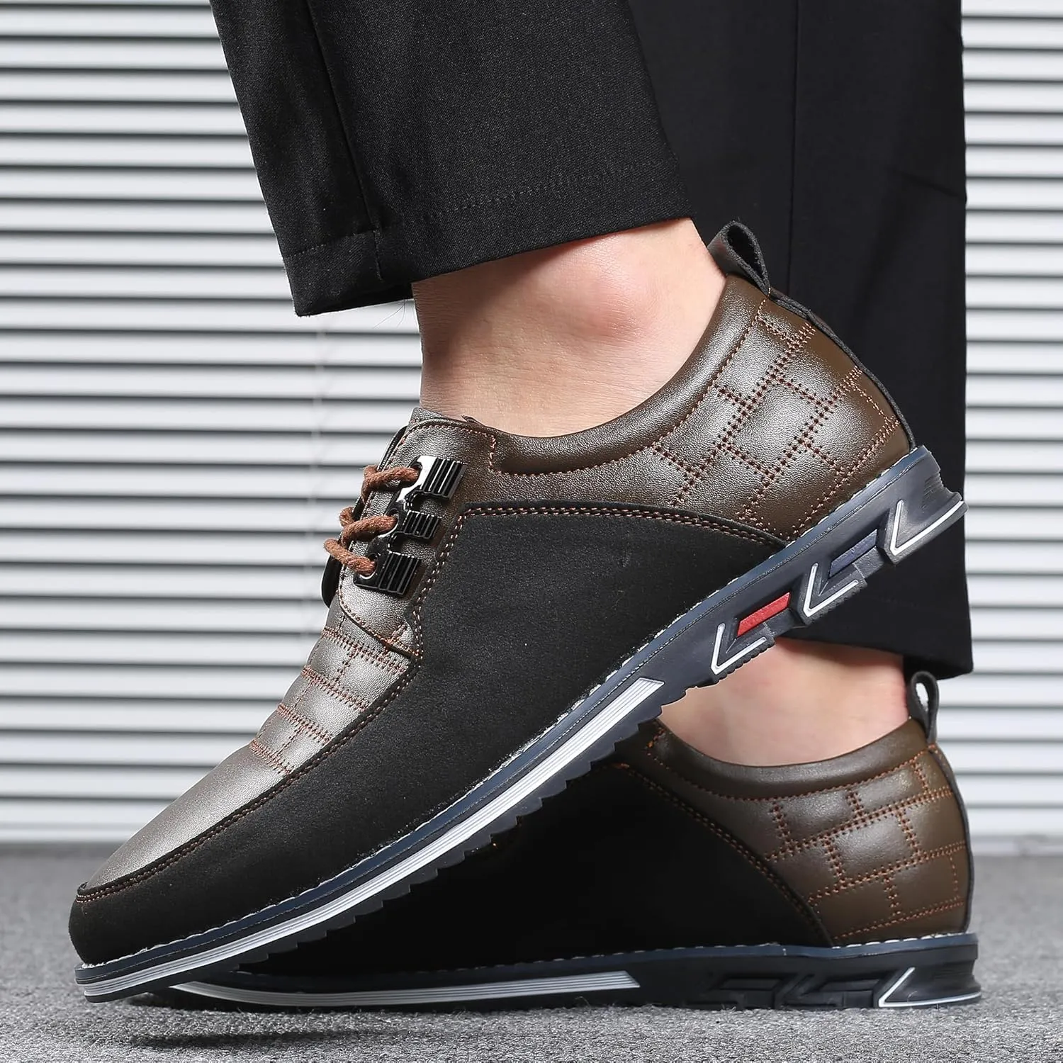 COSIDRAM Men Casual Shoes Fashion Business Luxury Dress Shoes Office Loafers Flats Sneakers for Male