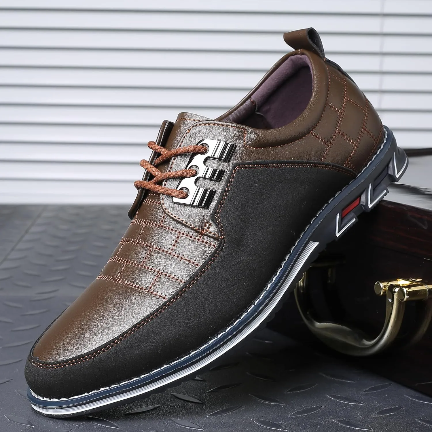 COSIDRAM Men Casual Shoes Fashion Business Luxury Dress Shoes Office Loafers Flats Sneakers for Male