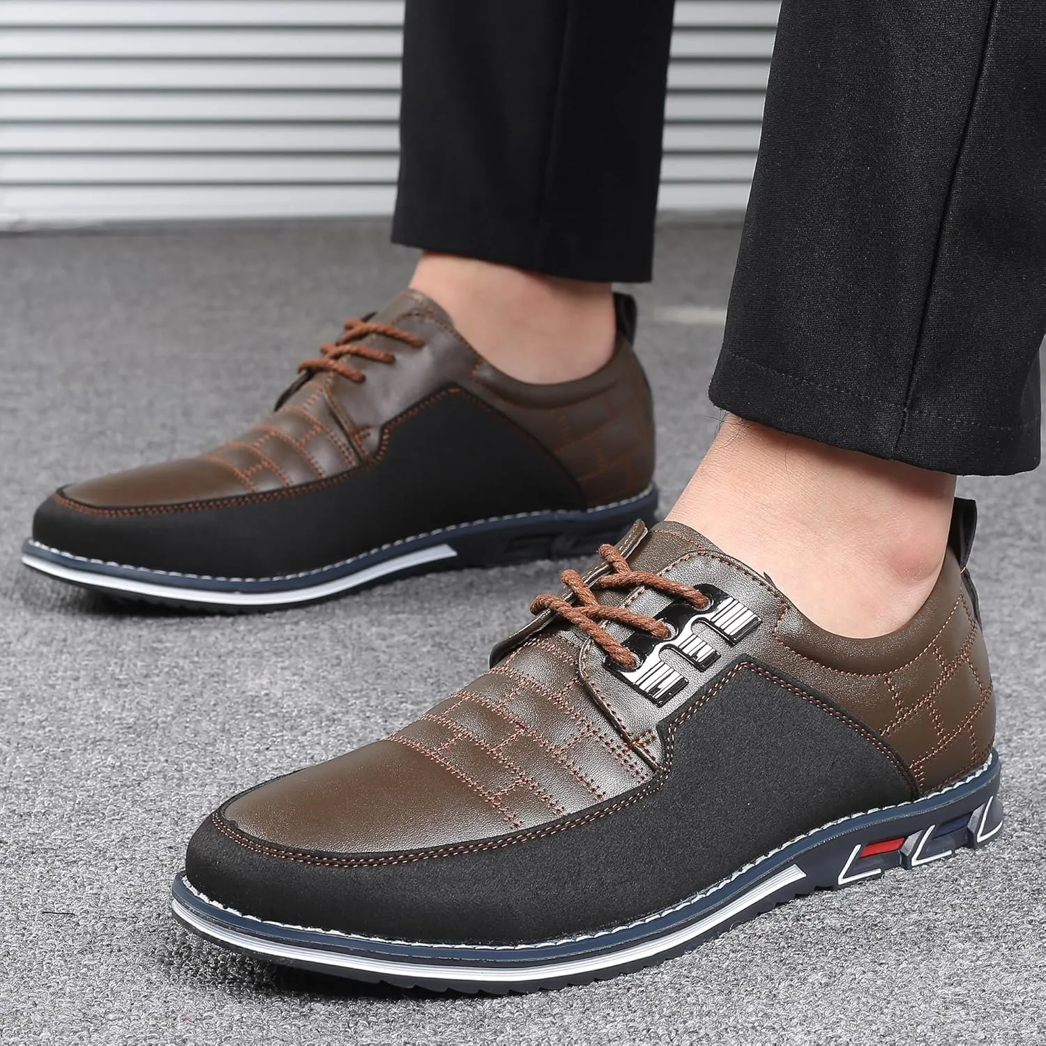 COSIDRAM Men Casual Shoes Fashion Business Luxury Dress Shoes Office Loafers Flats Sneakers for Male