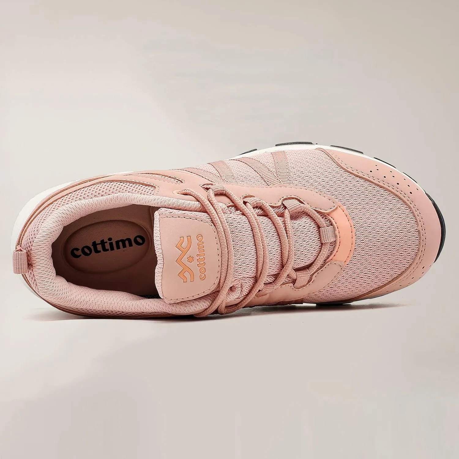 COTTIMO Women's Waterproof Hiking Shoes Non Slip Sneakers Lightweight Tennis Shoes for Work Walking Running Trekking Trail Shoes