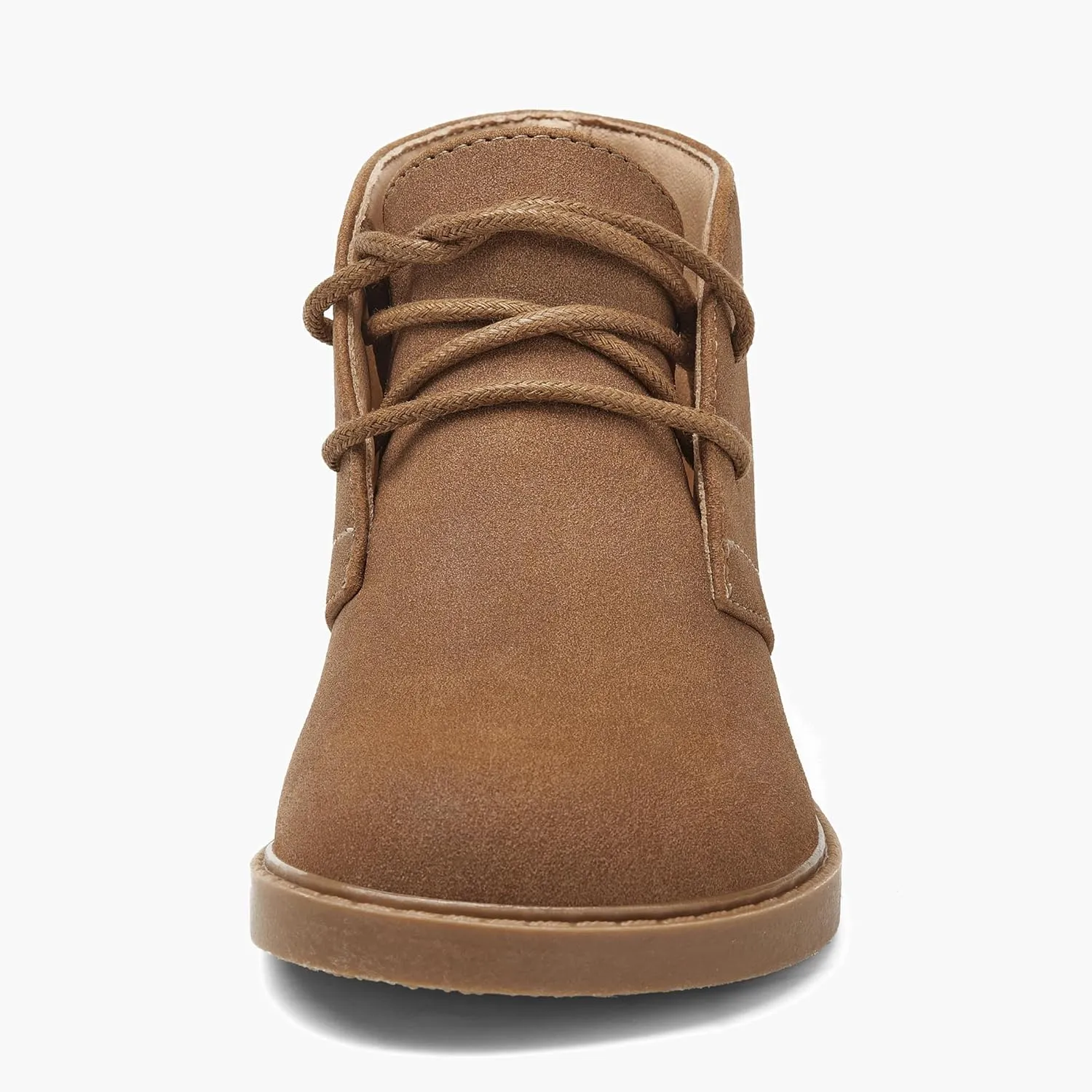 Coutgo Boys Girls Chukka Boots Comfort Round Toe Outdoor Lace Up Ankle Booties(Toddler/Little Kid/Big Kid)