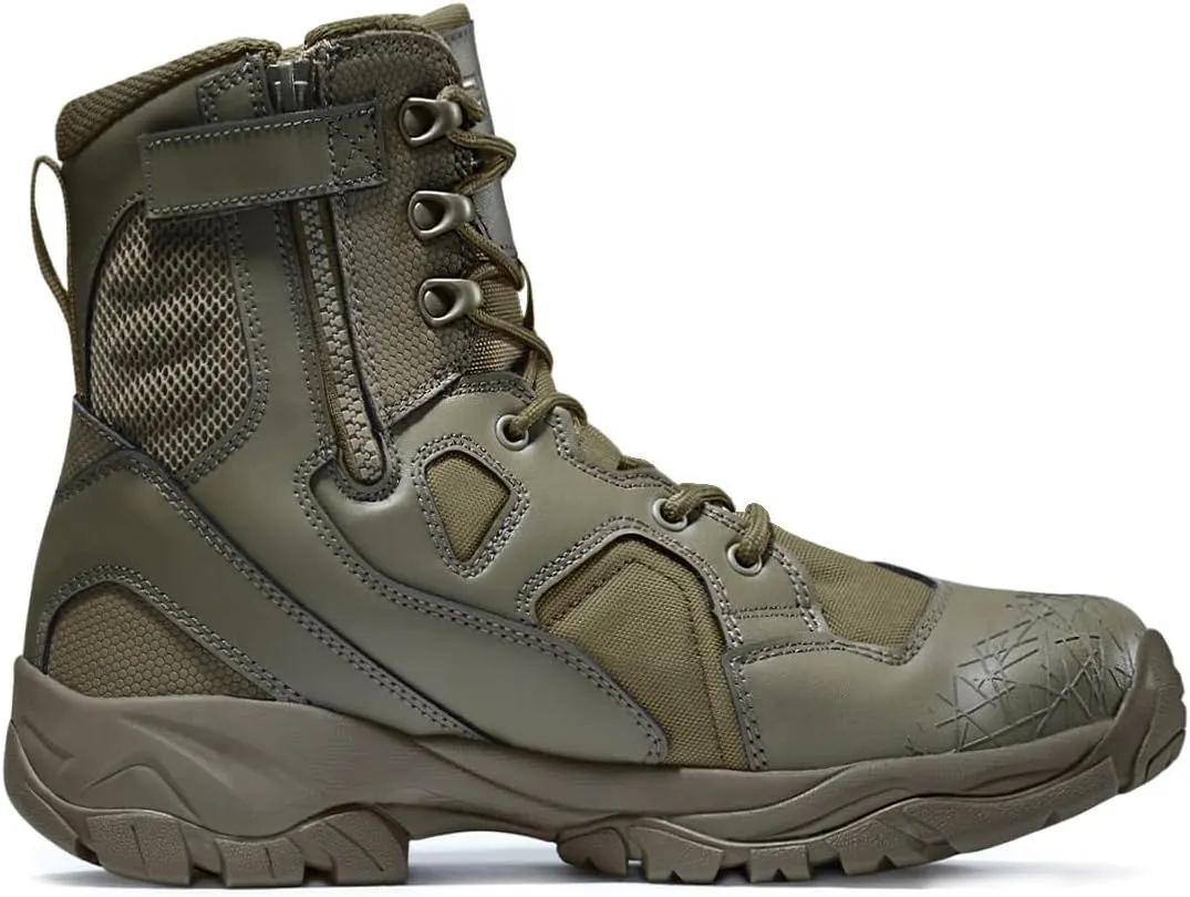 CQR Men's Military Tactical Boots, Lightweight 6 Inches Combat Boots, Durable EDC Outdoor Work Boots