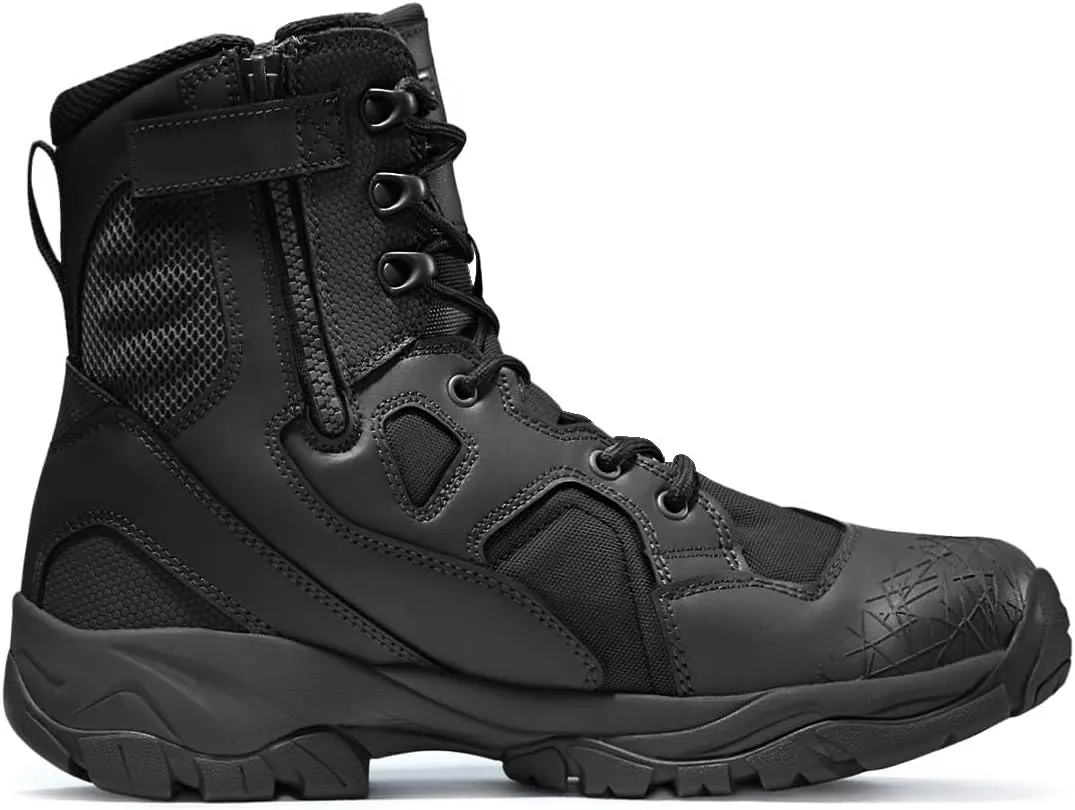 CQR Men's Military Tactical Boots, Lightweight 6 Inches Combat Boots, Durable EDC Outdoor Work Boots