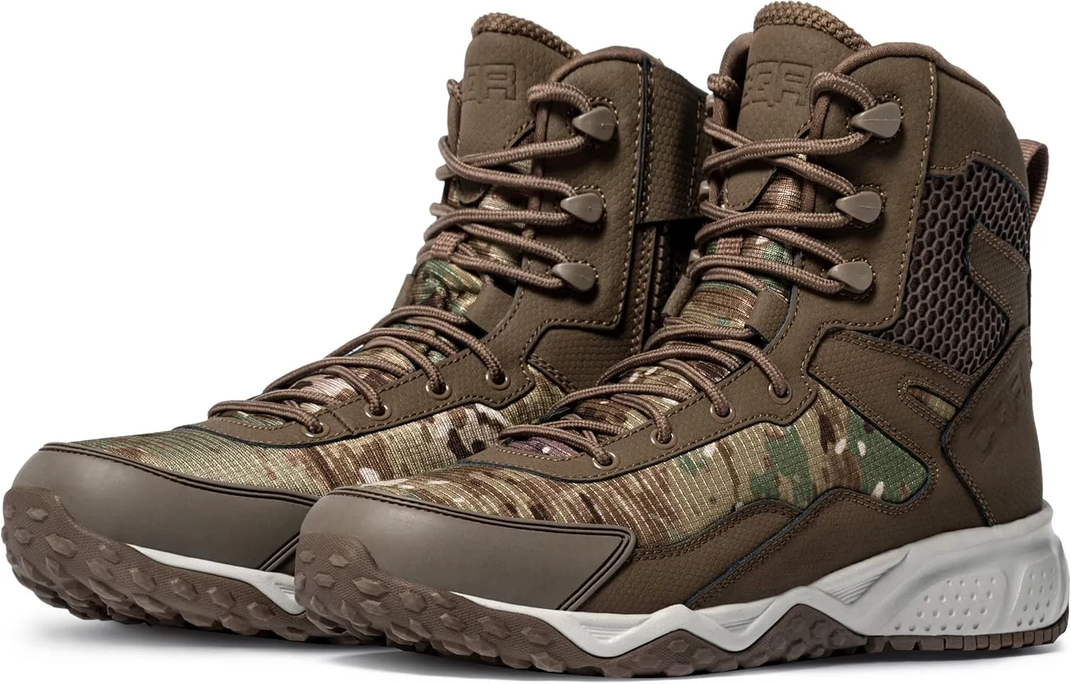 CQR Men's Military Tactical Boots, Lightweight 6 Inches Combat Boots, Durable EDC Outdoor Work Boots