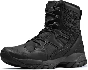 CQR Men's Military Tactical Boots, Lightweight 6 Inches Combat Boots, Durable EDC Outdoor Work Boots