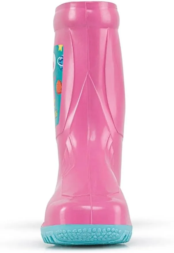 CROYDON Unisex Little Kids Rain Boots PVC | Waterproof | Lightweight | Girls Boys