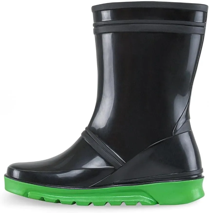 CROYDON Unisex Little Kids Rain Boots PVC | Waterproof | Lightweight | Girls Boys