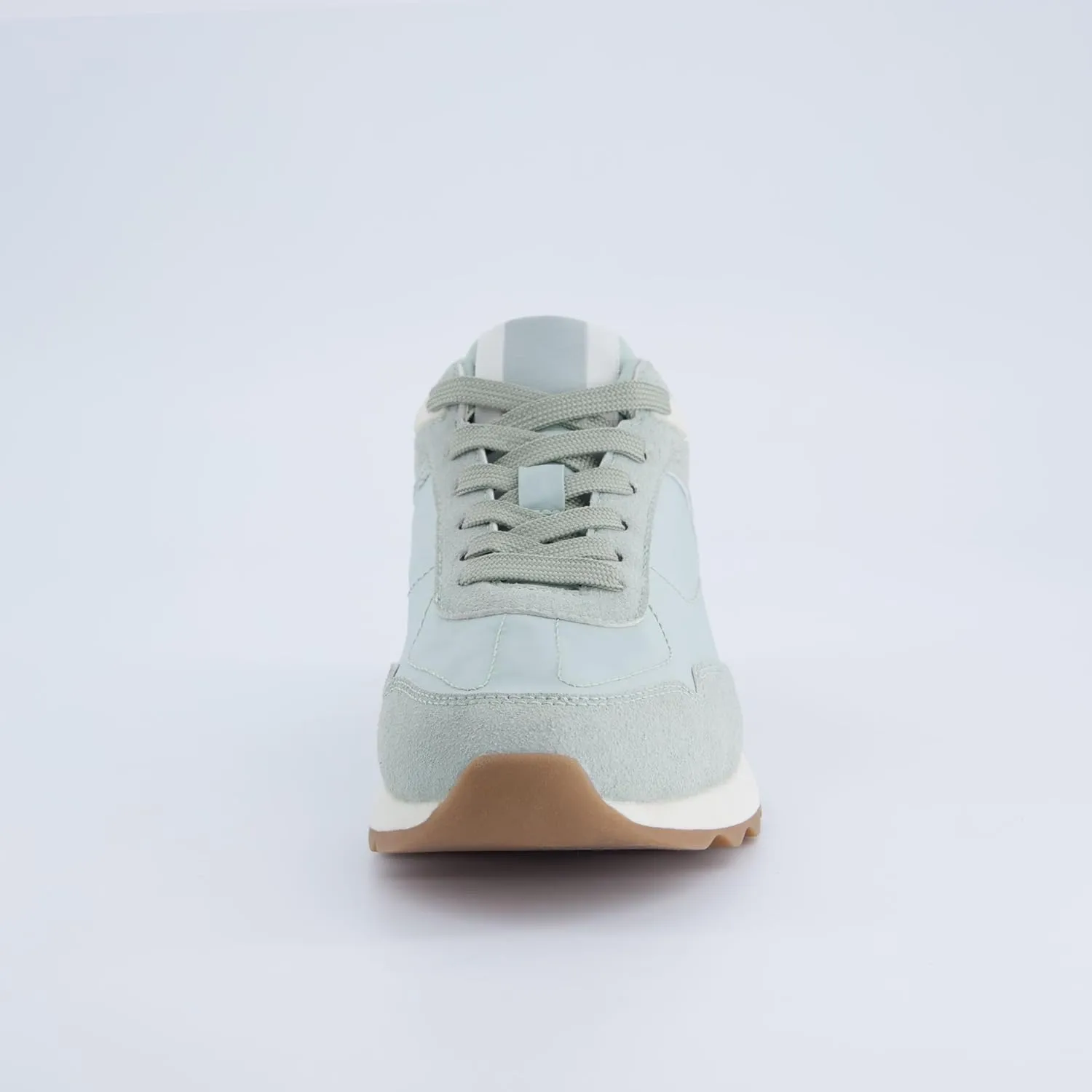 CUSHIONAIRE Women's Kicks lace up Nylon Sneaker  Comfort Foam, Wide Widths Available
