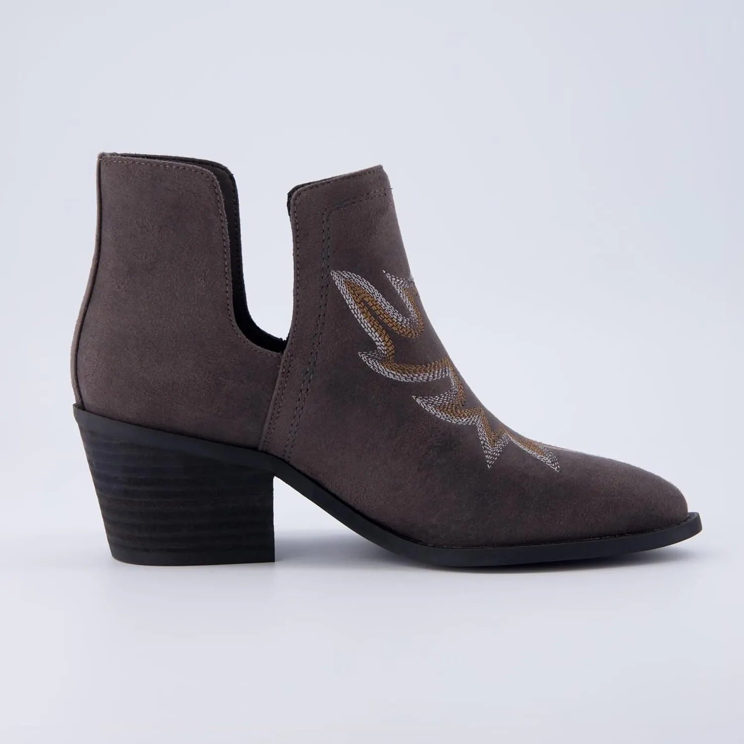 CUSHIONAIRE Women's Rustler Western bootie  Memory Foam, Wide Widths Available