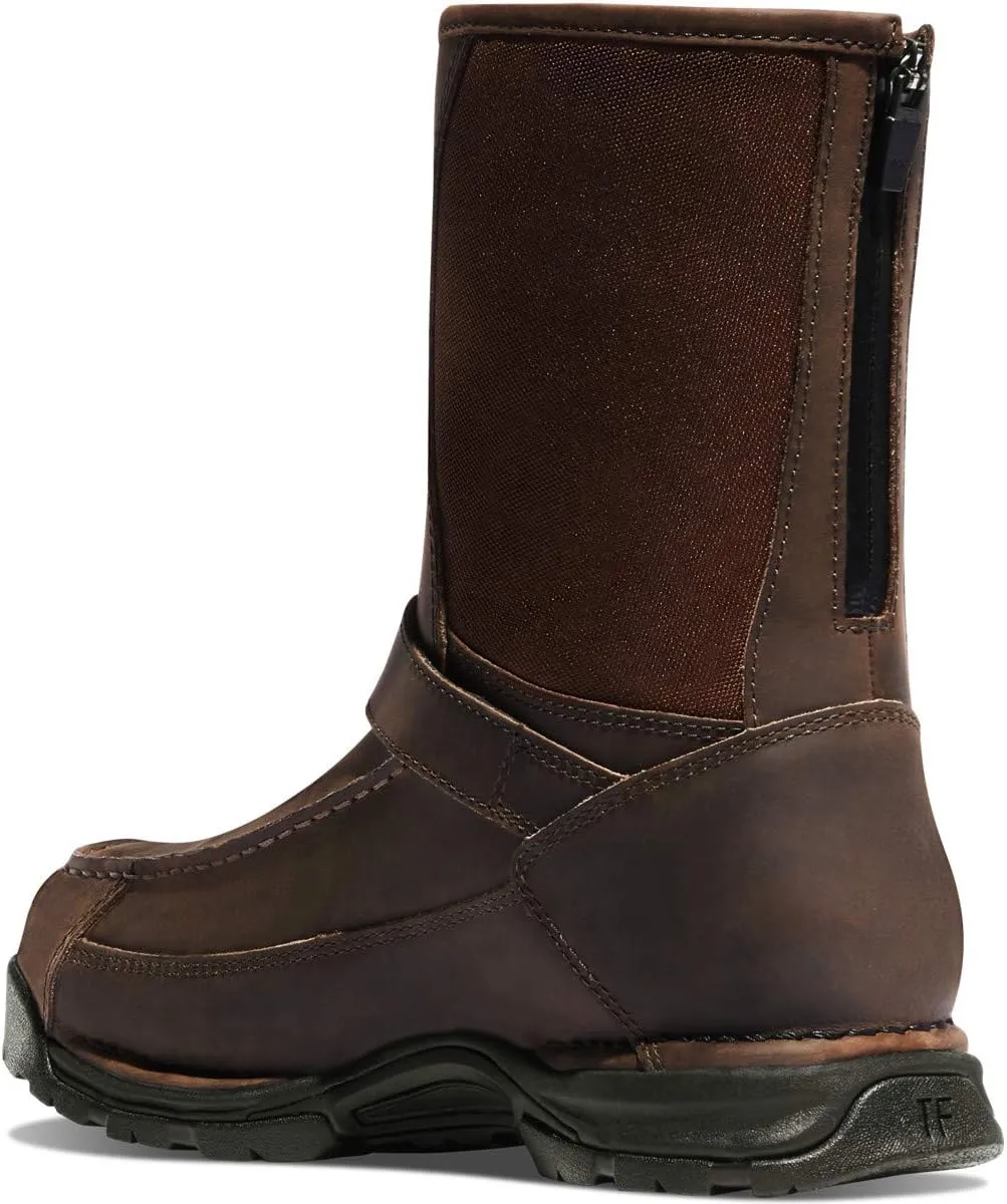 Danner Sharptail 10” Rear-Zip Hunting & Upland Hiking Boots for Men - Waterproof Full-Grain Leather & 900D Nylon with Gore-Tex & Traction Outsole
