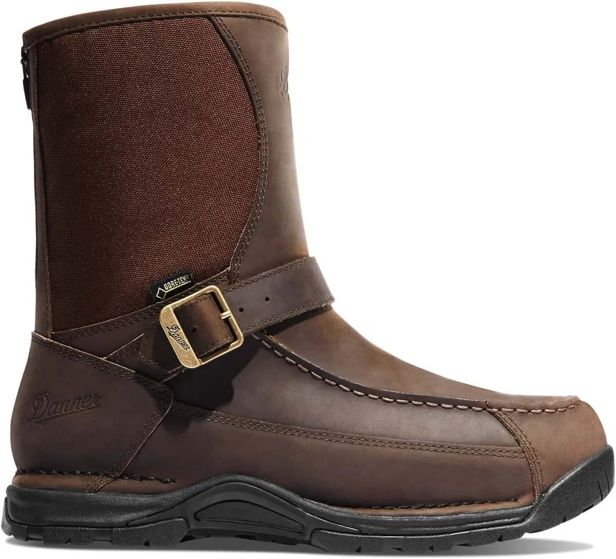 Danner Sharptail 10” Rear-Zip Hunting & Upland Hiking Boots for Men - Waterproof Full-Grain Leather & 900D Nylon with Gore-Tex & Traction Outsole