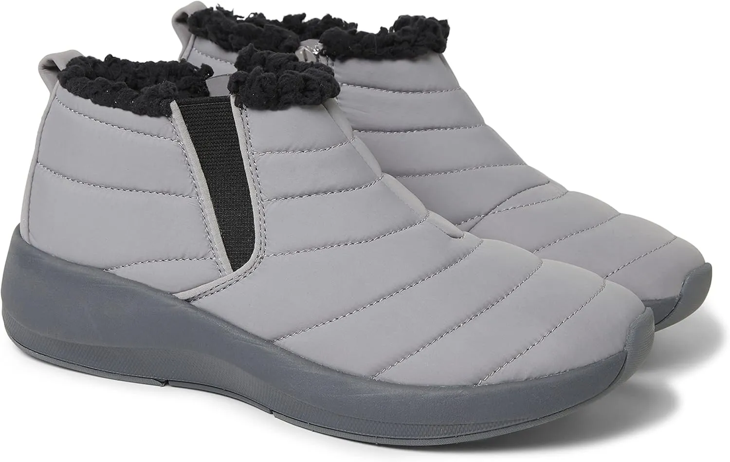 Dearfoams Women's Original Comfort Naomi Wedge Bootie Ankle Boot