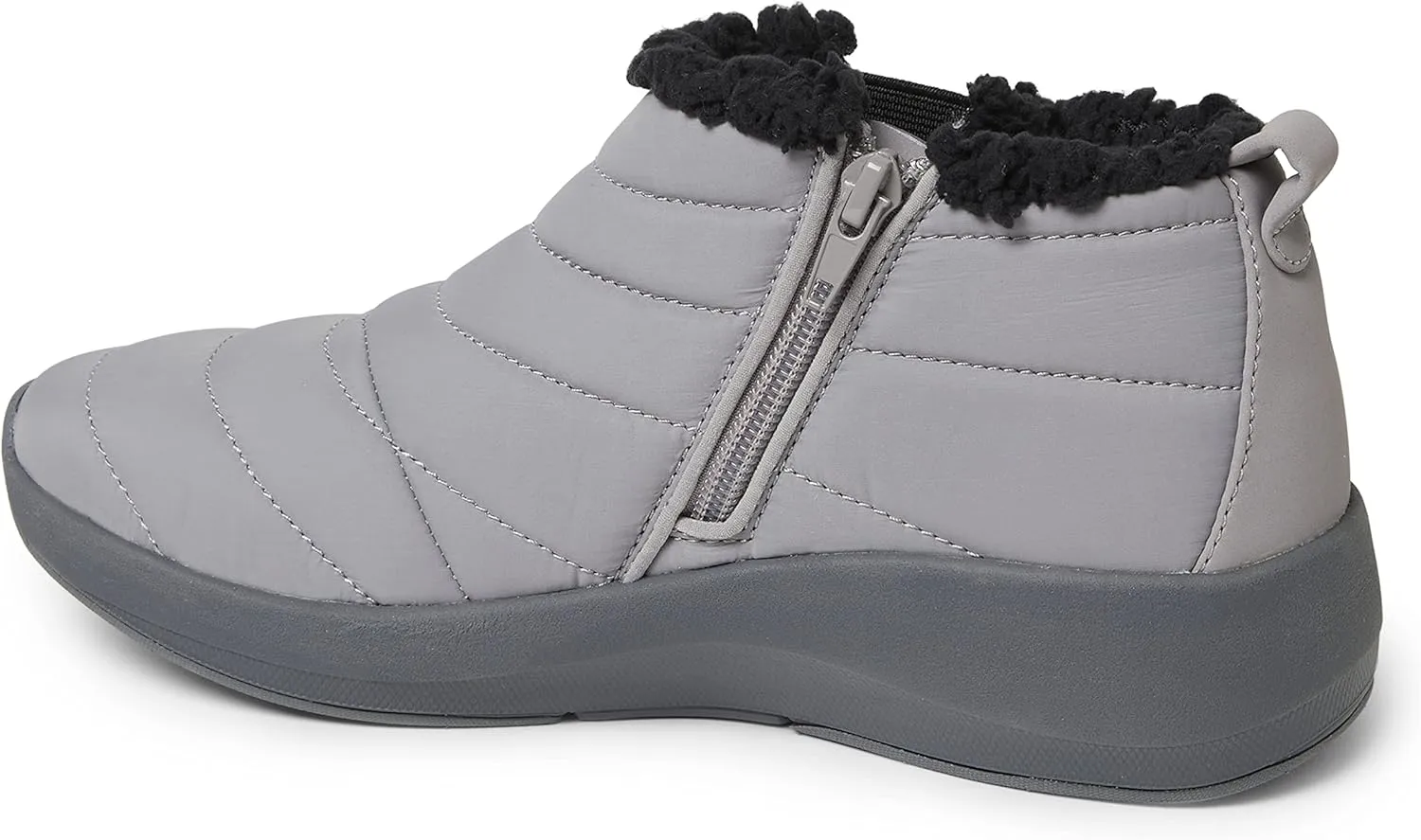Dearfoams Women's Original Comfort Naomi Wedge Bootie Ankle Boot