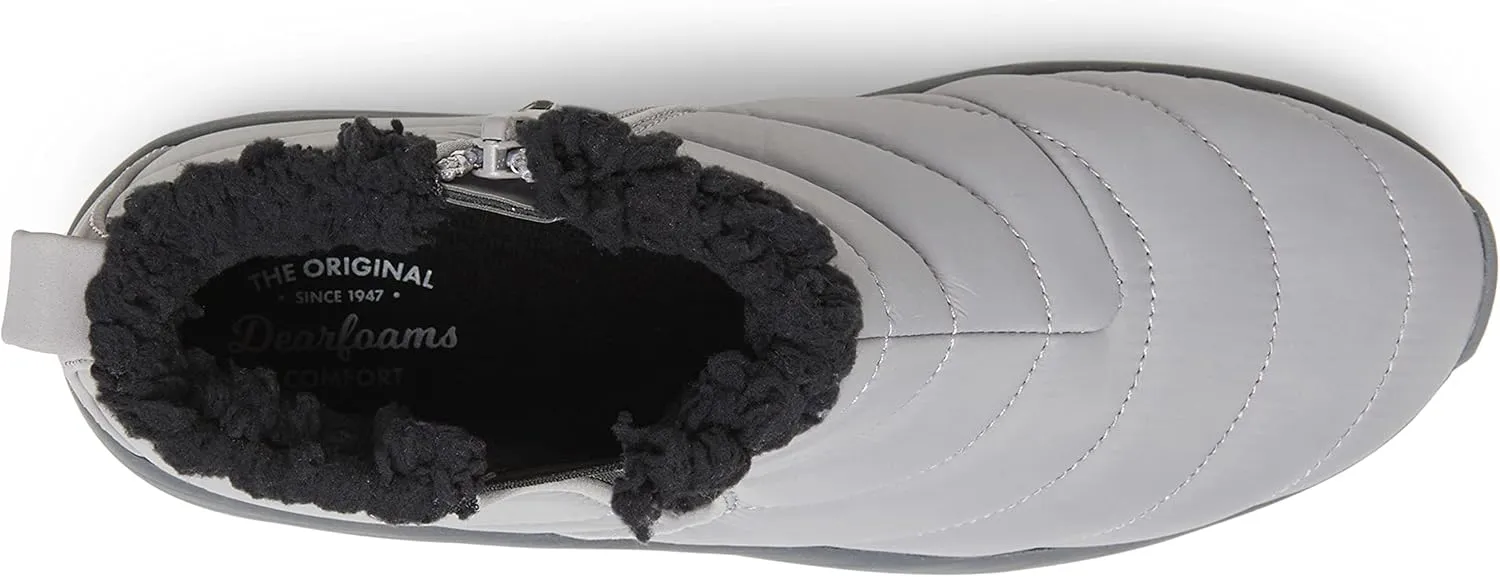 Dearfoams Women's Original Comfort Naomi Wedge Bootie Ankle Boot