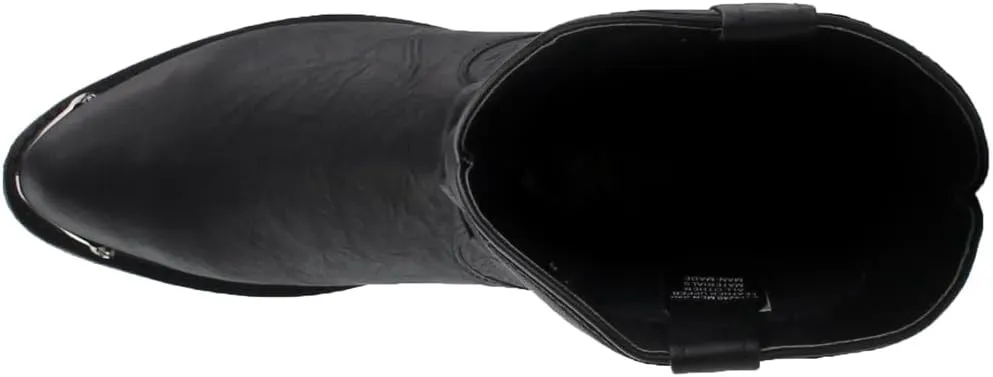 Dingo Mens Amsterdam Round Toe Casual Boots Mid Calf - Black