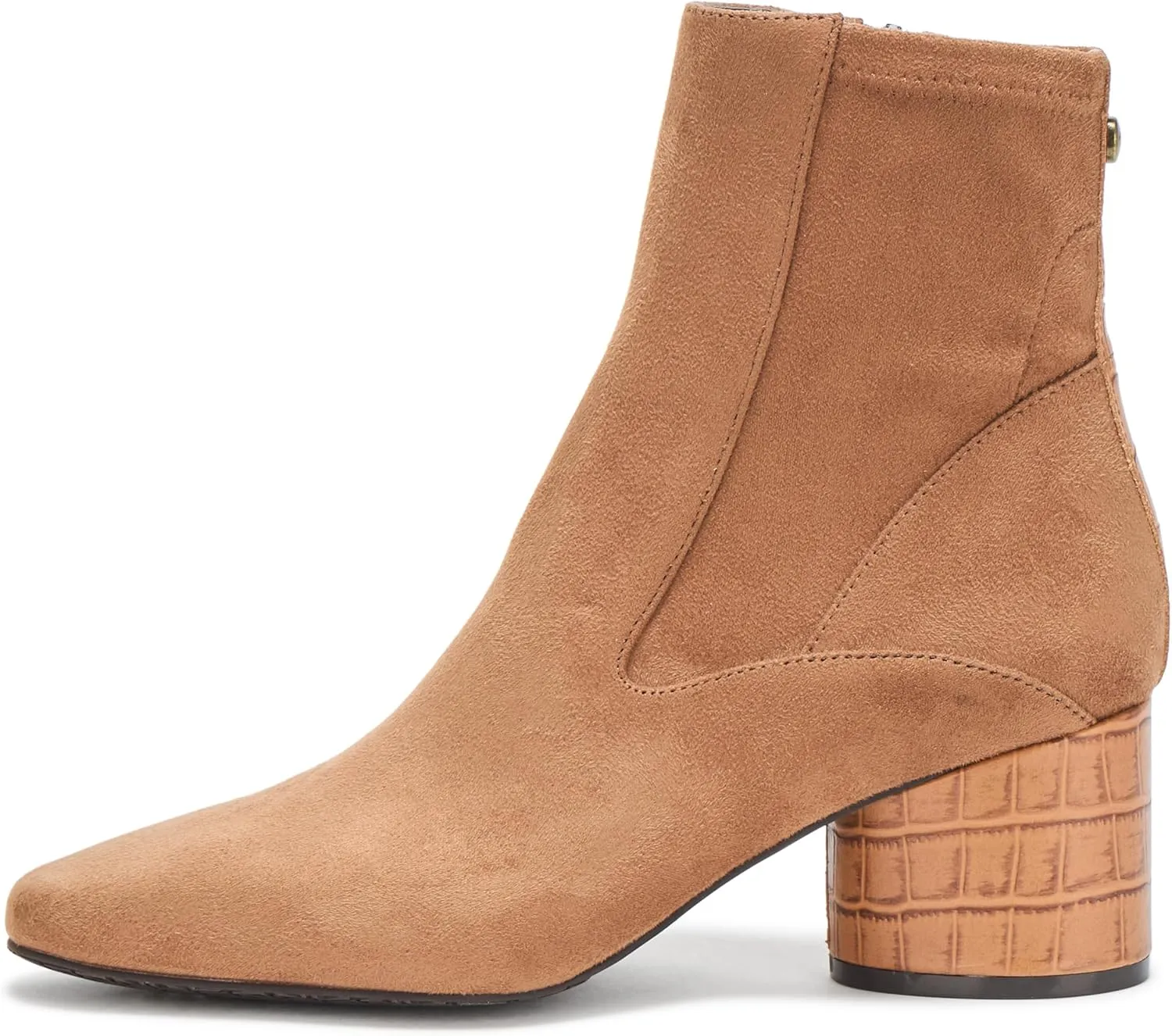 Donald Pliner Women’s GAIGE Heeled Ankle Booties - 2” Stacked Block Heel, Zip Closure Ankle Boots, Fashion Women’s Boot